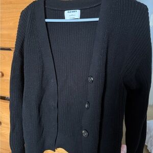 Old Navy Women's Black Cardigan Sweater
